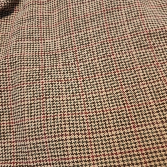 St. John's Bay 100% Cotton Brown Houndstooth Dress Pants Women's Size 12 EUC - Picture 4 of 8